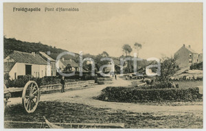 1910 ca FROIDCHAPELLE - BELGIQUE Pont d'Hamaides - Carte postale FP NV  Cartolina d'epoca, non viaggiata. FAIR/discreto Lievi smussature agli angoli Formato: FP originale e autentica 1