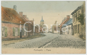1921 POELKAPELLE - BELGIQUE Plaats - Carte postale FP VG  Cartolina d'epoca, viaggiata. FAIR/discreto Lievi smussature agli angoli Formato: FP originale e autentica 1