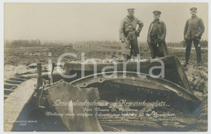 1915 ca WW1 - FORT WAWRE ST. CATHERINE Wirkung eines einzigen schusses *Postcard  Cartolina postale d'epoca, non viaggiata. FAIR/discreto Lievi smussature agli angoli Formato: FP originale e autentica 1