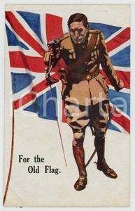 1915 ca WW1 BRITISH PROPAGANDA - For the old flag - Postcard  Cartolina postale d'epoca, non viaggiata.CONDIZIONI: GFORMATO: FP    originale e autentica 1
