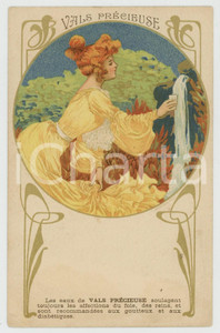 1900 ca ART NOUVEAU - VALS PRECIEUSE - Eau - Original postcard  Cartolina postale d'epoca, non viaggiata. GOOD/buono  Formato: 9x14 cm originale e autentica 1