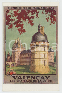 1910 ca CHEMIN DE FER DE PARIS À ORLÉANS Valencay - Loire - Postcard FP NV  Cartolina d'epoca, non viaggiata. FAIR/discreto Lievi smussature agli angoli Formato: FP originale e autentica 1