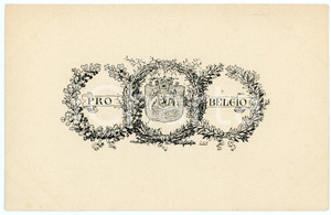 1920 ca ITALIA - PRO BELGIO L'union fait la force - Cartolina ILLUSTRATA FP NV  Cartolina postale d'epoca, non viaggiata. FAIR/discreto Lievi smussature agli angolI Formato: FP originale e autentica 1