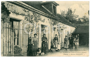 1903 FLEURY Environs de VILLERS-COTTERETS Maison Denizot - Carte postale FP VG  Cartolina postale d'epoca, viaggiata. FAIR/discreto Lievi smussature agli angoli Formato: FP originale e autentica 1