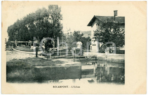 1910 ROLAMPONT (FRANCE) L'Ecluse - Carte postale ANIMEE CPA Cartolina postale d'epoca, viaggiata.CONDIZIONI: GFORMATO: FP    originale e autentica 1