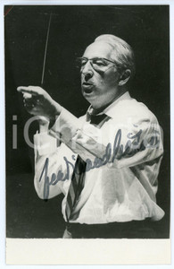 1966 BUENOS AIRES Ferdinand LEINTER  conductor  - AUTOGRAPHED Photo 9x14 Fotografia d'epoca, con autografo. CONDIZIONI: F (piccola piegatura angolare)FORMATO: 9x14 cm     originale e autentica 1
