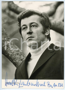 1971 Horst LAUBENTHAL German tenor - AUTOGRAPHED photo 10x15 cm Fotografia d'epoca, con autografo. CONDIZIONI: GFORMATO: 10x15 cm     originale e autentica 1