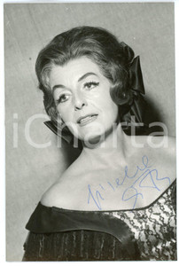1971 Margarita LILOVA  Bulgarian mezzo-soprano - AUTOGRAPHED Photo 10x15 cm Fotografia d'epoca, con autografo. CONDIZIONI: GFORMATO: 10x15 cm     originale e autentica 1