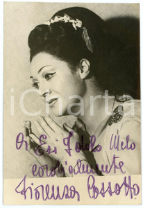 1969 LIRICA Soprano Fiorenza COSSOTTO - Foto con AUTOGRAFO 12x18 cm Fotografia d'epoca, con autografo. CONDIZIONI: GFORMATO: 12x18 cm    originale e autentica 1
