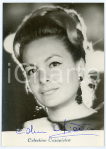 1978 LIRICA Soprano Celestina CASAPIETRA - Foto con AUTOGRAFO 13x18 cm Fotografia d'epoca, con autografo. CONDIZIONI: GFORMATO: 13x18 cm    originale e autentica 1