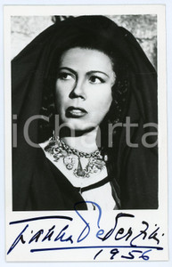 1956 LIRICA Gianna PEDERZINI mezzosoprano - Foto con AUTOGRAFO Fotografia d'epoca, con autografo. CONDIZIONI: F (lievi sovraimpressioni)FORMATO: 9x14 cm    originale e autentica 1