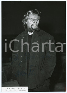 1956 LIRICA Basso Mario PETRI "Il vascello fantasma" - Foto con AUTOGRAFO 13x18 Fotografia d'epoca, con autografo. CONDIZIONI: GFORMATO: 13x18 cm     originale e autentica 1