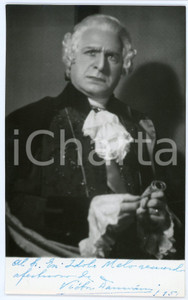 1951 LIRICA Baritono Victor DAMIANI - Ritratto - Foto con AUTOGRAFO 9x14 Fotografia d'epoca con autografo. CONDIZIONI: GFORMATO: 9x14 cm    originale e autentica 1