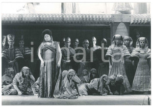 1980 HAMBURG Staatsoper - LIRICA - Martina ARROYO in "Aida" - Foto  Fotografia originale, con didascalia al verso. GOOD/buono  Formato: 24x17 cm originale e autentica 1