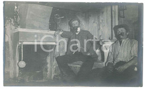 1905 ca MONTE ROSA Capanna Regina Margherita (?) Vittorio RONCHETTI - Foto Fotografia d'epoca.FOTOGRAFO: Dr. Vittorio Ronchetti - Milano FAIR/discreto Lievi smussature agli angoli Formato: 14x8 originale e autentica 1