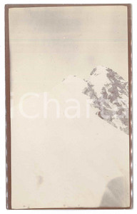 1905 MONTE ROSA - PUNTA DUFOUR Cresta nord-ovest della Dufourspitze - Foto 14x9 Fotografia d'epoca.FOTOGRAFO: Dr. Vittorio Ronchetti - Milano FAIR/discreto Lievi smussature agli angoli Formato: 14x9 originale e autentica 1