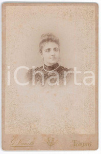 Fotografia d epoca originale 1899 ROMA Contessa Malvina BARBAVARA di Gravellona  Foto G. VANETTI TORINO 1