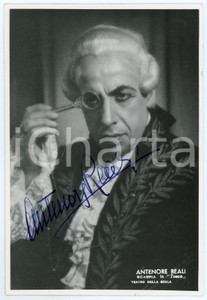 1950 ca MILANO Teatro alla Scala - Antenore REALI in "Tosca" *Foto con AUTOGRAFO Fotografia d'epoca, con autografo. CONDIZIONI: P (evidente piegatura centrale)FORMATO: 10x15 cm     originale e autentica 1