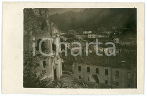 1915 ca WW1 - VELO D'ASTICO Rovine della chiesa bombardata - Foto 13x8 Fotografia d'epoca in formato cartolina postale. CONDIZIONI: GOODFORMATO: 13x8 cm    originale e autentica 1