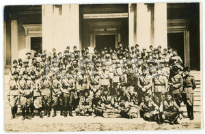 1926 ROMA - FARNESINA Scuola Centrale Militare di Educazione Fisica - Cartolina Fotografia d'epoca in formato cartolina postale. CONDIZIONI: FAIR (lievi smussature agli angoli)FORMATO: FP    originale e autentica 1