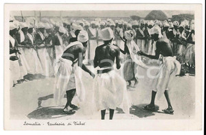 Cartolina originale da collezione 1935 ca SOMALIA  AFRICA ORIENTALE Fantasia di Dubat  Cartolina FP NV 1