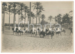 1925 ca LIBIA ITALIANA - Area di BENGASI - Beduini *Foto RIMOLDI 17x12 cm Fotografia d'epoca, con didascalia manoscritta al verso.FOTOGRAFO: C. Rimoldi - BengasiCONDIZIONI: GFORMATO: 17x12 cm    originale e autentica 1