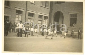 1935 ca CINA TIENTSIN Caserma "Carlotto" - Leoni di SAN MARCO - Ginnastica (1) Fotografia d'epoca.CONDIZIONI: G FORMATO: 8x5 cm    originale e autentica 1