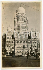1935 ca MUMBAI - INDIA Municipal Corporation Building - Foto 6x10 cm Fotografia d'epoca. FAIR/discreto lievi segni di usura Formato: 6x10 cm originale e autentica 1