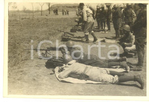 1935 ca CINA TIENTSIN Leoni di SAN MARCO - Campo di tiro *Foto 9x6 (2) Fotografia d'epoca.CONDIZIONI: G FORMATO: 9x6 cm    originale e autentica 1