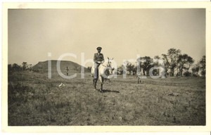 1935 ca CINA TIENTSIN Leoni di SAN MARCO - Campo di tiro - Comandante *Foto 11x6 Fotografia d'epoca.CONDIZIONI: GFORMATO: 11x6 cm    originale e autentica 1
