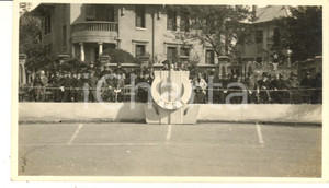 1935 ca CINA TIENTSIN Cerimonia per i Caduti - Fascio littorio - Foto 11x6 Fotografia d'epoca.CONDIZIONI: GFORMATO: 11x6 cm    originale e autentica 1