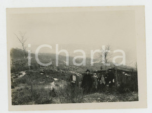 1920 ca LOMBARDIA Gruppo Escursionisti VOGHERA - Ritratto e paesaggio *Foto Fotografia d'epoca. GOOD/buono Lievi smussature angolari Formato: 12 x 9 cm originale e autentica 1
