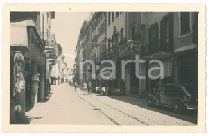 1940 ca VARESE Corso Matteotti  - Fotografia ANIMATA 14x9 cm  Fotografia d'epoca, in formato cartolina postale. GOOD/buono  Formato: 14x9 cm originale e autentica 1
