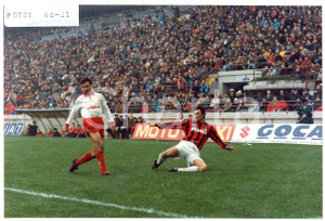 1995 ca CALCIO - AC MILAN Dejan SAVICEVIC (?) - Foto 15x10 cm  Fotografia originale, d'epoca. FAIR/discreto Adesivo all'angolo superiore sinistro Formato: 15x10 cm originale e autentica 1