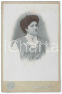 Fotografia d epoca originale 1900 ca BUENOS AIRES ARGENTINA Portrait of a woman  Photo PARONZINI 1