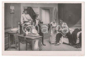 1920 ca CINEMA "Les MystÃ¨res de Paris" d'aprÃ¨s EugÃ¨ne SUE - Carte postale Cartolina postale d'epoca, non viaggiata..  GOOD/buono  FORMATO: 14x9 cm originale e autentica 1
