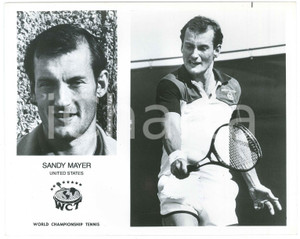1981 WCT World Championship Tennis - Sandy MAYER United States - Photo 25x20  Fotografia d'epoca. FAIR/discreto Lievi smussature agli angoli Formato: 25x20 originale e autentica 1