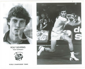 1981 WCT World Championship Tennis - Rolf GEHRING West Germany - Photo 25x20  Fotografia d'epoca. FAIR/discreto Lievi smussature agli angoli Formato: 25x20 originale e autentica 1