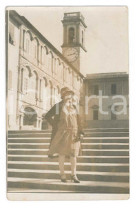 1929 LIVORNO Santuario della Madonna di Montenero - Visitatrice *Foto vintage  Fotografia originale d'epoca, in formato cartolina postale. FAIR/discreto alone Formato: 9x14 cm originale e autentica 1
