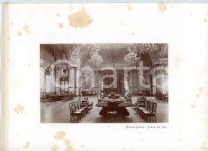 Fotografia d epoca originale 1910 ca MONTECARLO CÃ´te d Azur, FRANCE Casino  Salle de jeu  Photo 1