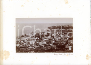 Fotografia d epoca originale 1910 ca MONTECARLO CÃ´te d Azur, FRANCE Vue gÃ©nÃ©rale  Photo VINTAGE 1
