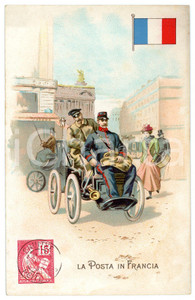 Cartolina originale da collezione 1920 ca MILANO Posta in FRANCIA PubblicitÃ  LYSOFORM Achille Brioschi  Cartolina 1