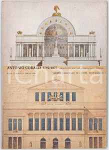 1980 ROMA Antonio CORAZZI Architetto toscano a Varsavia e Firenze - Catalogo Pubblicazione d'epoca, illustrata.Realizzata per la mostra tenutasi al Museo Nazionale di Castel Sant'Angelo - Roma"Antonio Corazzi architetto, 1792-1877 - Mostra dei progetti, delle realizzazioni e dei disegni originali" PAGINE: 81 FAIR Macchie in copertina Formato: 17x24 cm originale e autentica 1