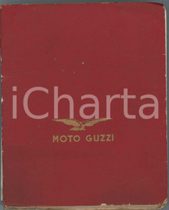 1960 ca MOTO GUZZI Mappa stradale ITALIA *Pieghevole VINTAGE  illustrato Carta stradale d'epoca, pieghevole, con illustrazioni dei modelli Moto Guzzi al verso. FORMATO: 12x15 cm (piegato)CONDIZIONI: P (strappo al lato inferiore, riparazioni adesive e piegature alla copertina)    originale e autentica 1