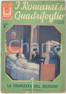 Giornale, rivista storica 1936 Giuseppe RIGOTTI La fidanzata del silenzio  I Romanzi del Quadrifoglio 1
