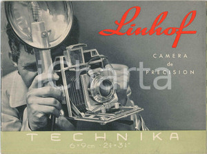 Libro, pubblicazione d epoca 1955 ca MUNCHEN  LINHOF Camera de precision TECHNIKA  Catalogue 1