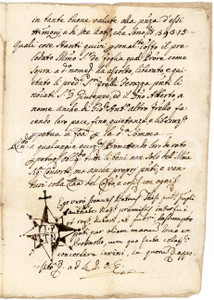 1784 BOCENAGO Quietanza fratelli FERRAZZA ricevuta da Angelica FANTINI DE FOGLIA Atto manoscritto di quietanza, ricevuta dai debitori fratelli don Giuseppe, Alberto e Giovanni Antonio Ferrazza, per la somma ancora dovuta quale prezzo delle terre vendute da Angelica Fantini De Foglia e dalla sorella Maria Teresa Fantini.Pregevole tabellionato del notaio Giovanni Pietro Thisi.Copertina in cartoncino.PAGINE: 4 (3 scritte) + copertina in cartoncino FAIR/discreto piegature d'epoca Formato: 15x22 cm originale e autentica 1