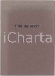 Libro, pubblicazione d epoca 1980 ca AA.VV. Paul RIPAMONTI  L opera  Pubblicazione ILLUSTRATA 60 pp. 1