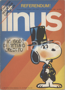 1982 LINUS Festa con ballo di STAINO - Il porcone di REISER - Rivista FUMETTI Rivista originale d'epoca, illustrata.Anno XVIII n. 12. PAGINE: 145 FAIR/discreto tracce d'uso; lieve sbrecciatura al lato superiore della quarta di copertina; piccolo strappo al dorso Formato: 15x21 cm originale e autentica 1