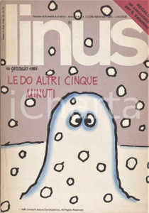 Giornale, rivista storica 1985 LINUS Madame Inquieta di JEZEK & ZANUTTINI  Kang di COPI  Rivista FUMETTI 1